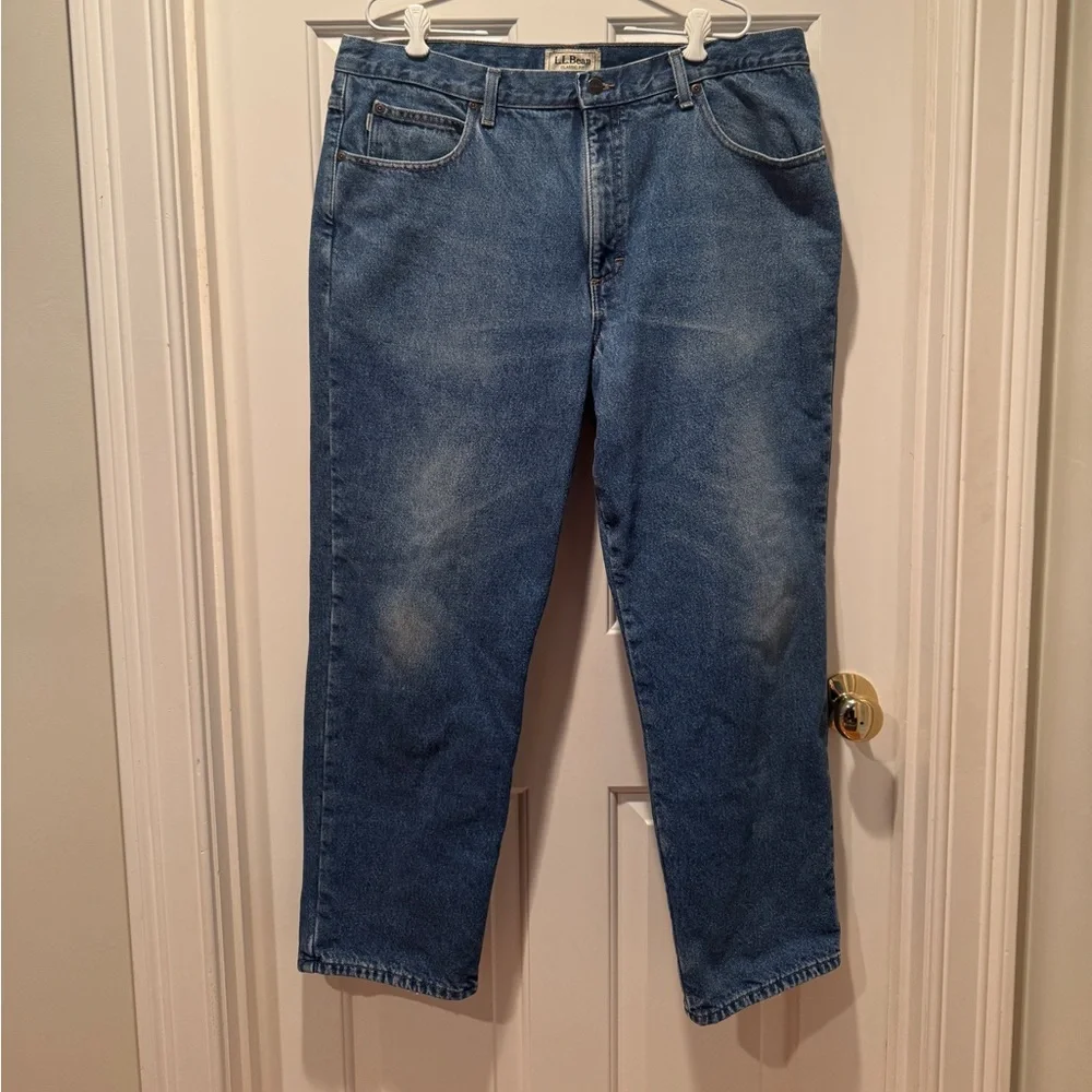 L.L.Bean Flannel-Lined Classic Fit Jeans